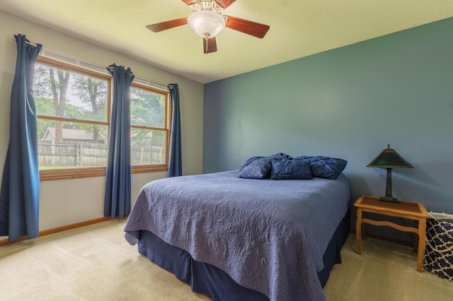 1428 Sherry Dr, Portage, MI 49024 - bedroom with carpet and a ceiling fan