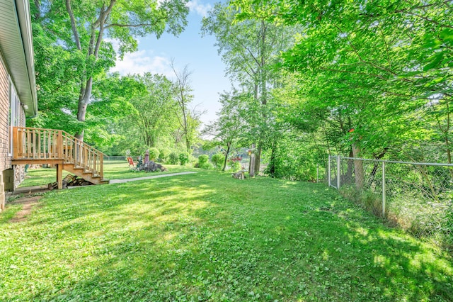 76 Meceola Ct, Hersey, MI 49639 - view of yard featuring stairs