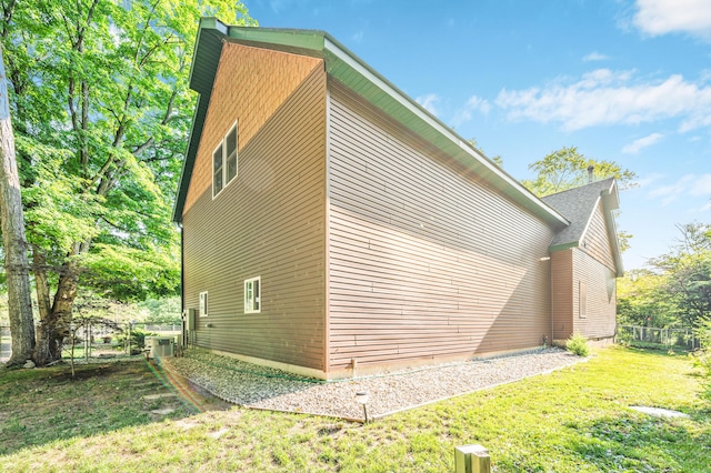 76 Meceola Ct, Hersey, MI 49639 - view of side of property with a central AC unit