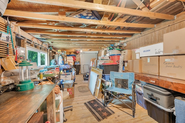 76 Meceola Ct, Hersey, MI 49639 - below grade area with wood-type flooring
