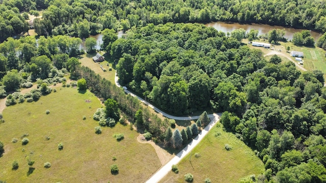 76 Meceola Ct, Hersey, MI 49639 - view of property location featuring a forest and a nearby body of water
