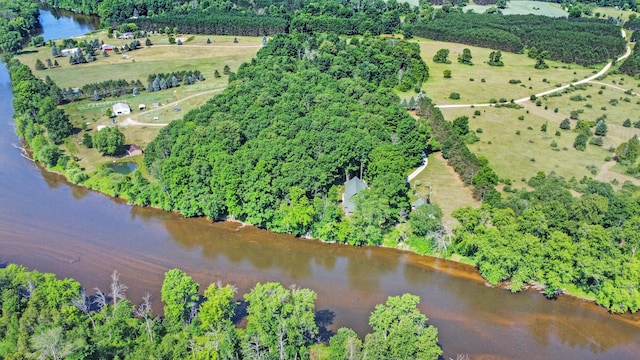 76 Meceola Ct, Hersey, MI 49639 - aerial view of property and surrounding area with a nearby body of water