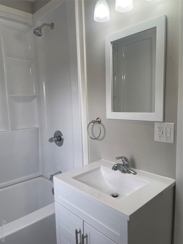 160 Emmons Blvd, Wyandotte, MI 48192 - full bathroom with vanity and bathtub / shower combination