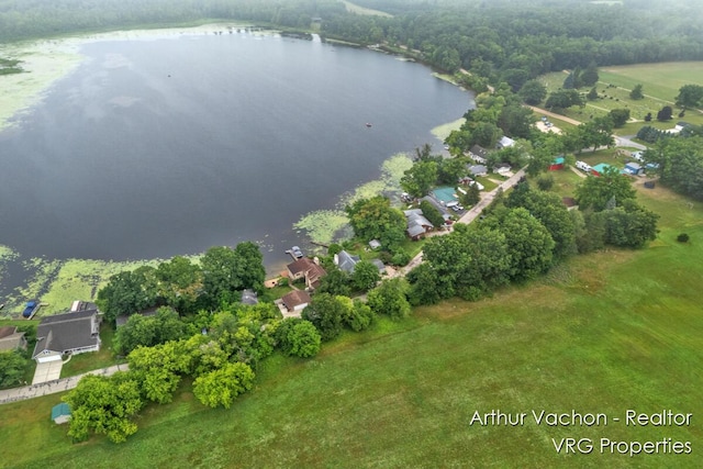331 Conkey Dr, Michigan, MI 48834 - bird's eye view of a large body of water