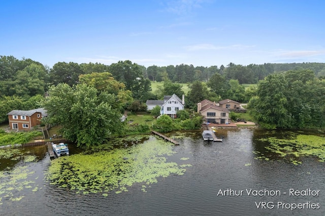 331 Conkey Dr, Michigan, MI 48834 - view of subject property with a large body of water