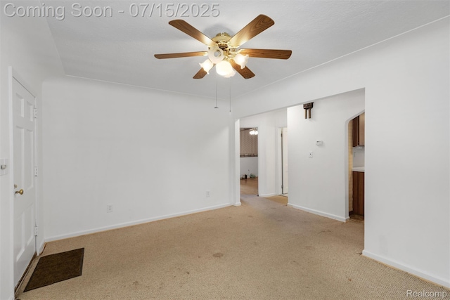 20225 Shady Lane Ave, Saint Clair Shores, MI 48080 - unfurnished room with ceiling fan and carpet