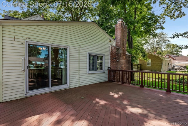 20225 Shady Lane Ave, Saint Clair Shores, MI 48080 - view of wooden terrace