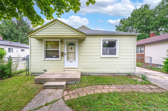18379 Hazelwood St, Roseville, MI 48066 - view of front of house with a gate
