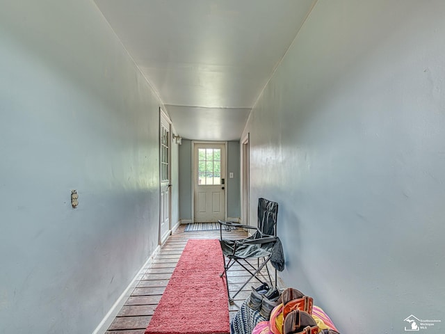 5825 Edgewood Blvd, Monroe, MI 48161 - doorway with baseboards and light wood-type flooring