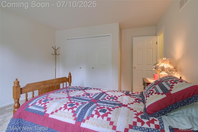 21905 Roxbury Dr, Novi, MI 48374 - bedroom with a closet and carpet flooring
