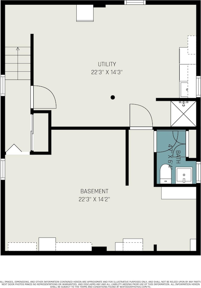 2329 Moon St, Muskegon, MI 49441 - view of property floor plan
