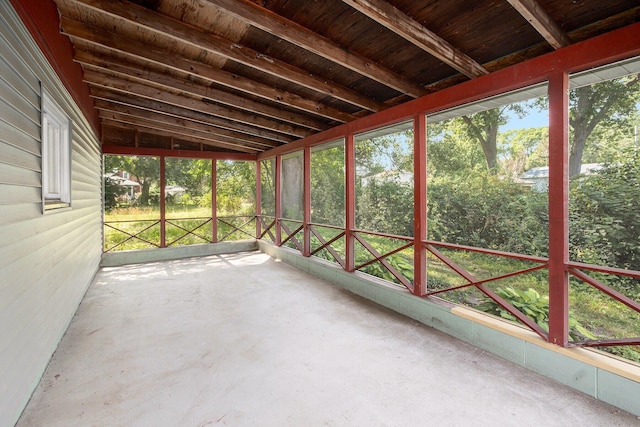 2329 Moon St, Muskegon, MI 49441 - view of unfurnished sunroom