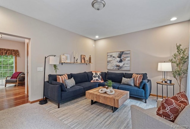 12151 Vergennes St, Lowell, MI 49331 - living area with recessed lighting and light carpet