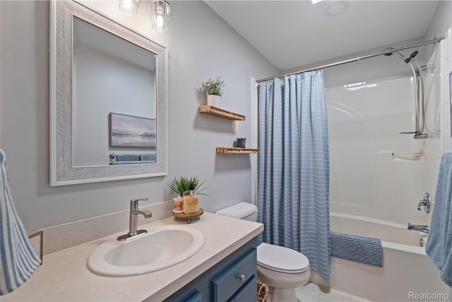 12151 Vergennes St, Lowell, MI 49331 - bathroom featuring vanity and shower / tub combo with curtain