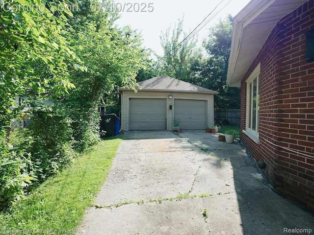 4858 Yorkshire Rd, Detroit, MI 48224 - view of detached garage