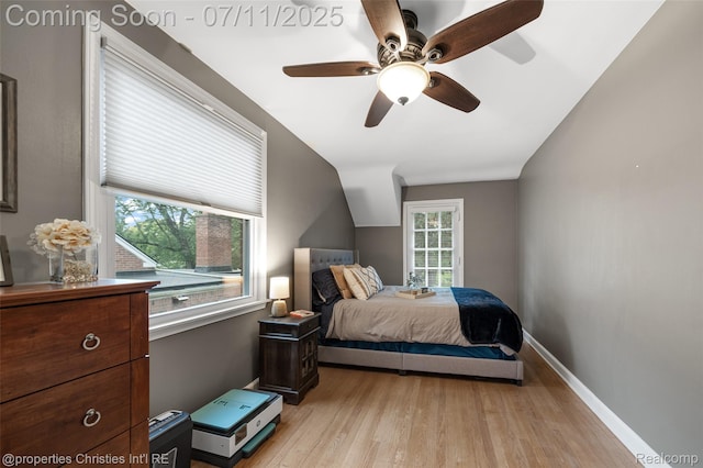 27461 Goldengate Dr W, Lathrup Village, MI 48076 - bedroom featuring light wood-style floors and a ceiling fan