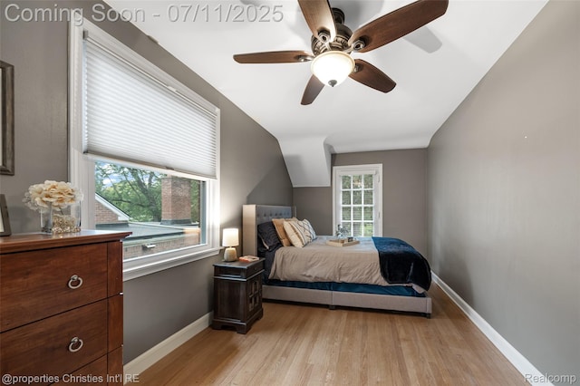27461 Goldengate Dr W, Lathrup Village, MI 48076 - bedroom with light wood-style floors and a ceiling fan