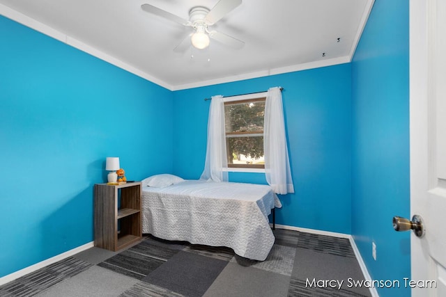 4172 Ranchero Dr, Dorr, MI 49323 - bedroom featuring baseboards and ceiling fan