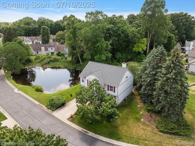 6873 Fox Ln, Waterford, MI 48327 - aerial view of a large body of water