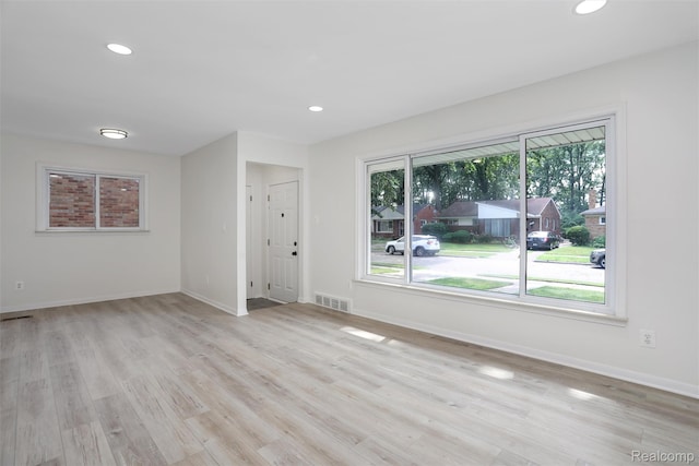 21710 Whitmore St, Oak Park, MI 48237 - spare room with light wood finished floors and recessed lighting