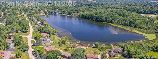 7709 Shelley Dr, Clarkston, MI 48348 - bird's eye view of a large body of water