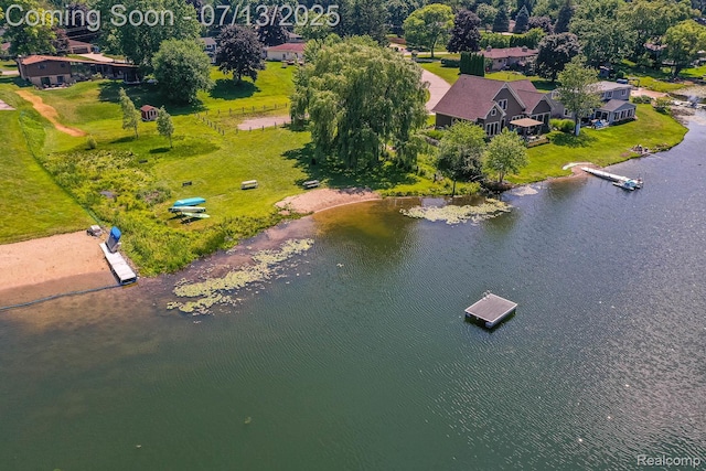 7709 Shelley Dr, Clarkston, MI 48348 - aerial view of a nearby body of water