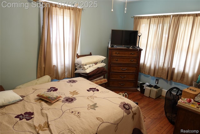 341 W Oakridge St W, Ferndale, MI 48220 - bedroom featuring dark wood-style floors and multiple windows