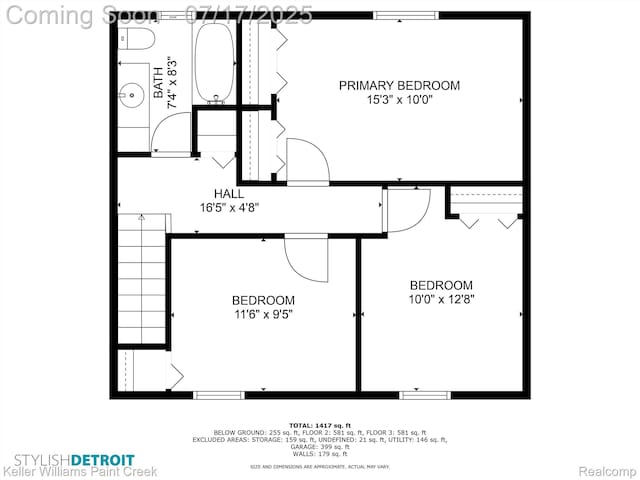 1046 Stonehenge Rd, Flint, MI 48532 - view of home floor plan