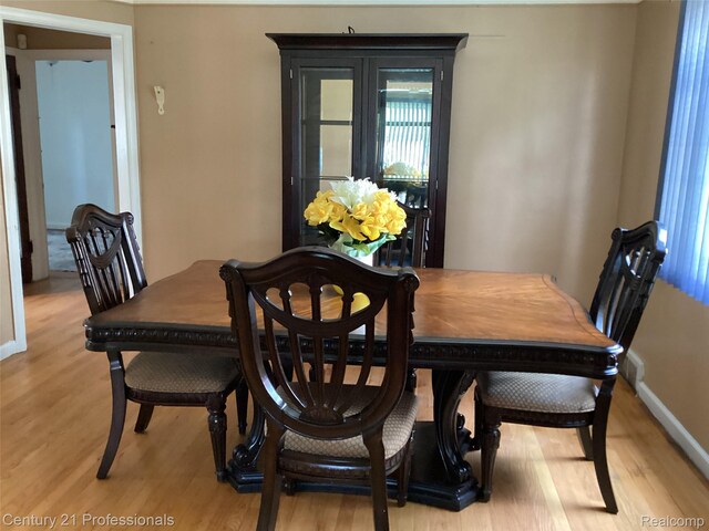 15451 Prest St, Detroit, MI 48227 - dining area featuring light wood finished floors
