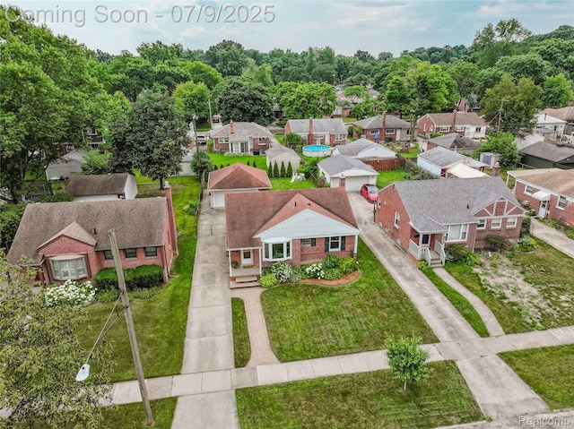 437 Normandy Rd, Royal Oak, MI 48073 - aerial perspective of suburban area