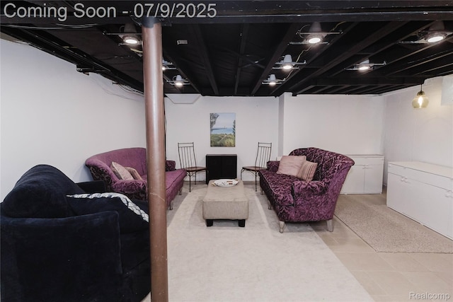 437 Normandy Rd, Royal Oak, MI 48073 - living area featuring tile patterned floors