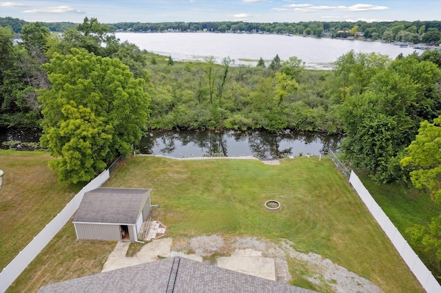 10224 Rexford Rd, Grass Lake, MI 49240 - drone / aerial view of a nearby body of water