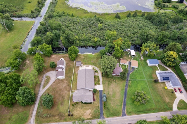 10224 Rexford Rd, Grass Lake, MI 49240 - aerial overview of property's location with a large body of water