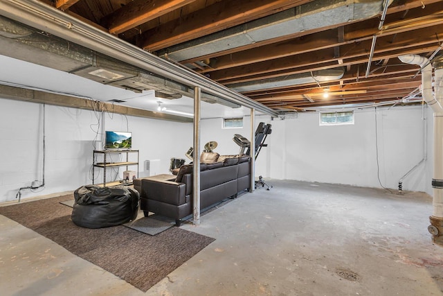 723 S Bowen St, Jackson, MI 49203 - view of basement