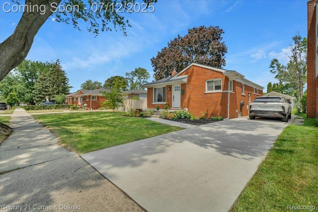 23139 Deziel St, Saint Clair Shores, MI 48082 - view of front of property with brick siding and concrete driveway