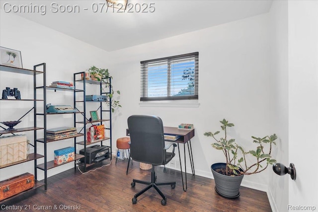 23139 Deziel St, Saint Clair Shores, MI 48082 - home office featuring wood finished floors and baseboards