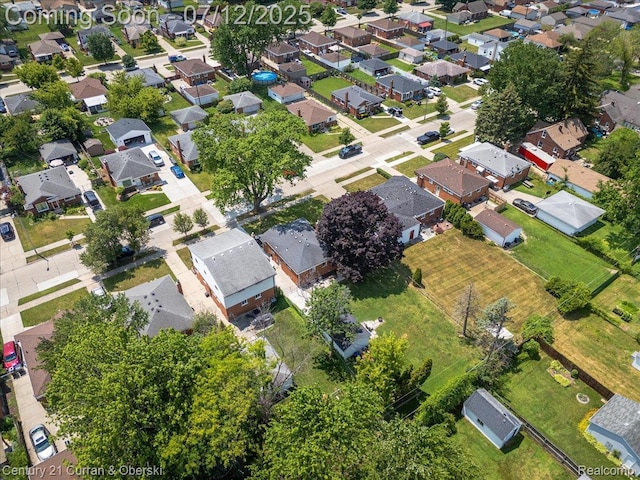 23139 Deziel St, Saint Clair Shores, MI 48082 - aerial overview of property's location with nearby suburban area