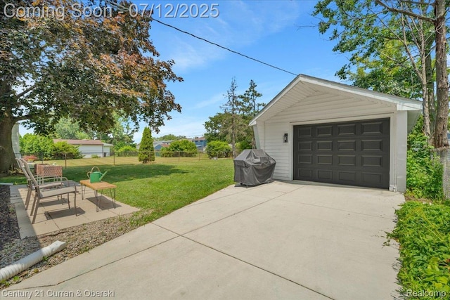 23139 Deziel St, Saint Clair Shores, MI 48082 - detached garage featuring concrete driveway