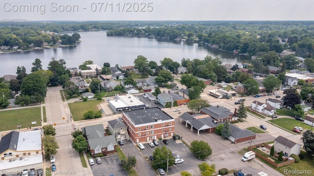 231 Main St, Belleville, MI 48111 - drone / aerial view of a nearby body of water