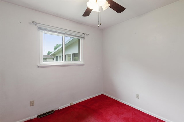 5452 Lucerne Ave, Kalamazoo, MI 49048 - carpeted spare room with baseboards and a ceiling fan