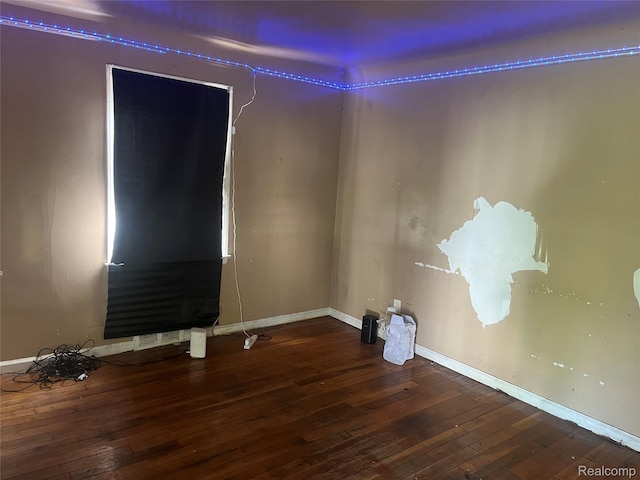 15682 Liberal St, Detroit, MI 48205 - empty room featuring hardwood / wood-style floors and baseboards