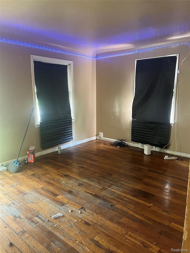 15682 Liberal St, Detroit, MI 48205 - spare room featuring hardwood / wood-style flooring