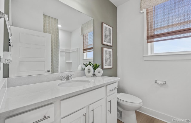49976 Kent Ct, Canton, MI 48188 - bathroom with vanity and wood finished floors