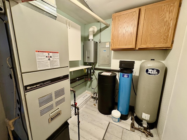 12141 Lawrence Rd, Brooklyn, MI 49230 - utilities featuring heating unit and water heater