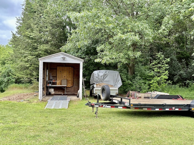 12141 Lawrence Rd, Brooklyn, MI 49230 - view of shed