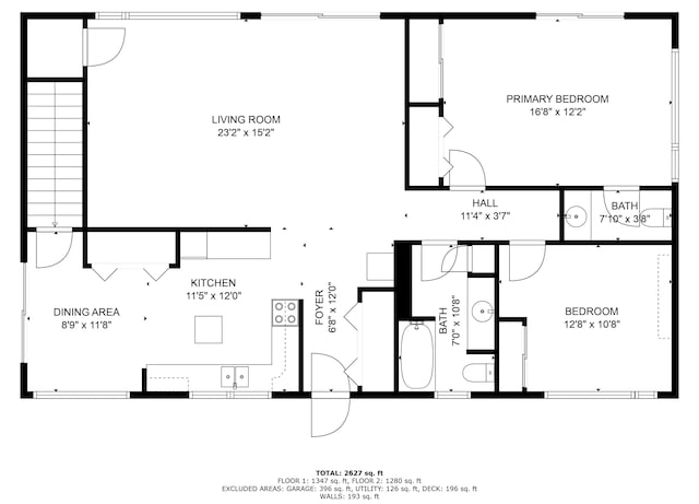 2860 Fenner Rd, Muskegon, MI 49445 - view of home floor plan