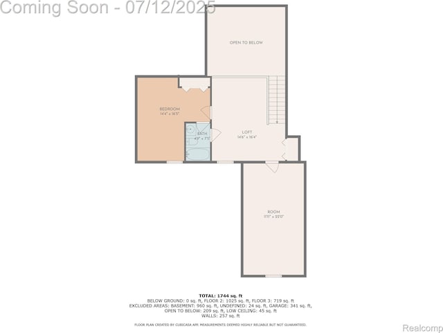 1435 Sunset Blvd, Flint, MI 48507 - view of home floor plan