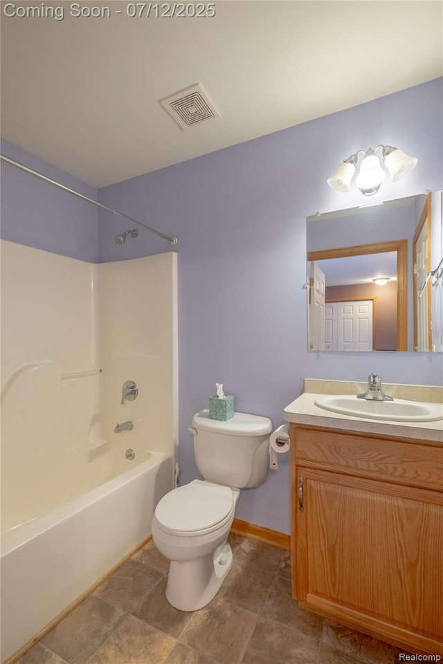 1435 Sunset Blvd, Flint, MI 48507 - bathroom featuring vanity, tub / shower combination, and tile patterned floors
