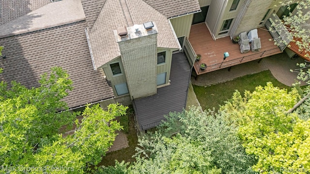 1125 Meadowglen Ct, Bloomfield Hills, MI 48304 - aerial view of property and surrounding area