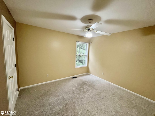1421 Newcastle Dr, Davison, MI 48423 - carpeted spare room with ceiling fan and baseboards